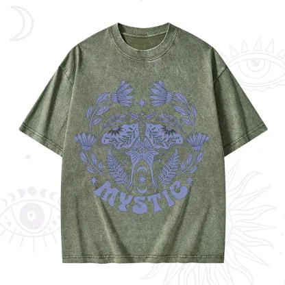 Purplehecate Mystic Moth Washed T-Shirt