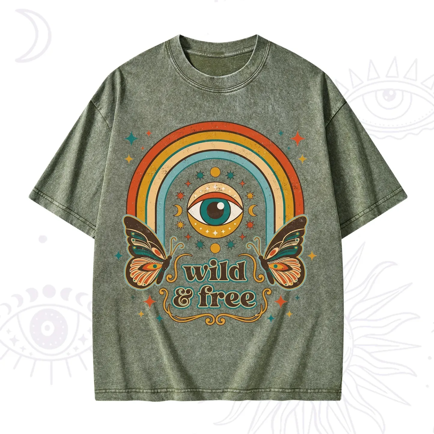 Purplehecate Wild And Free Washed T-Shirt