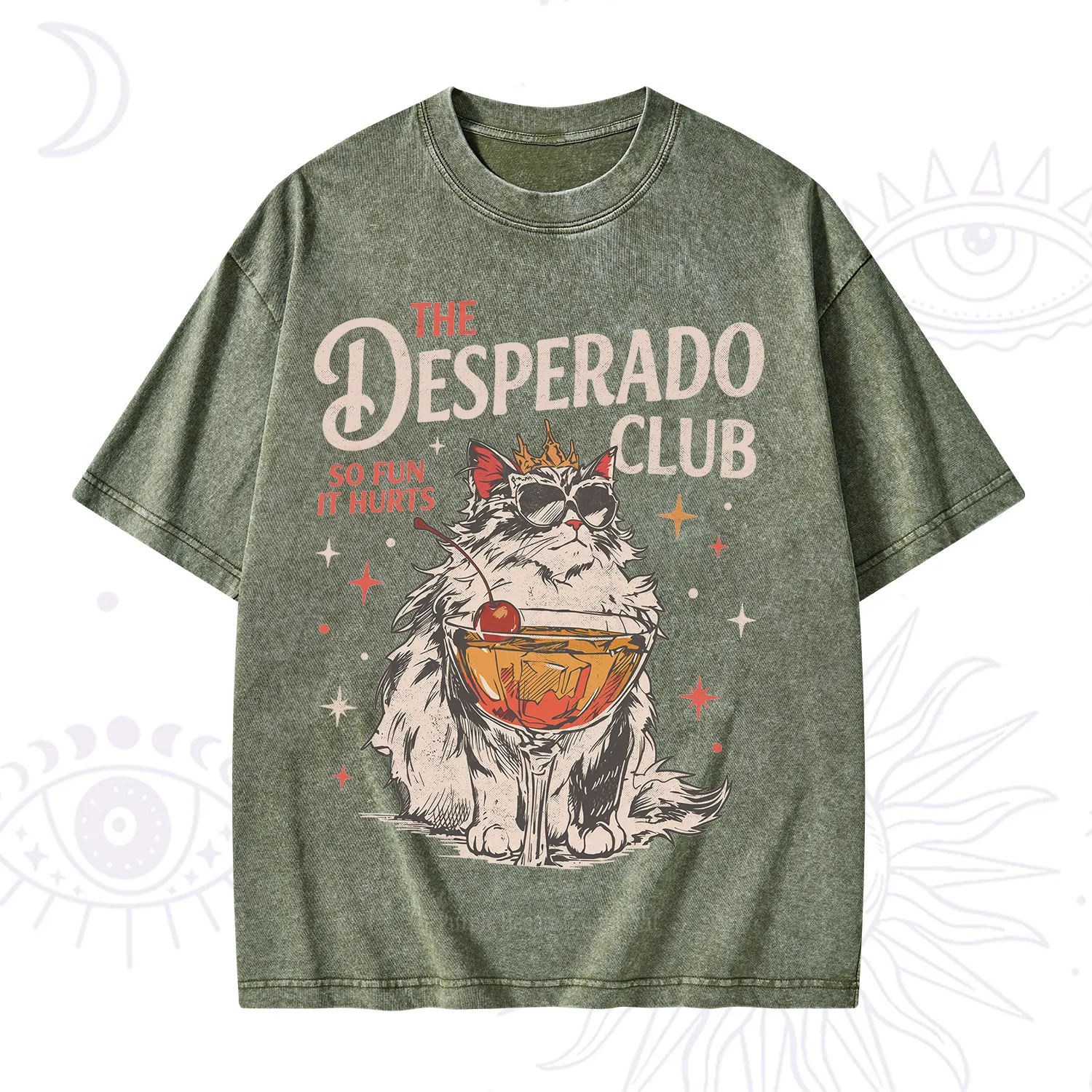 Purplehecate The Desperado Club Vintage Gang Washed T-Shirt
