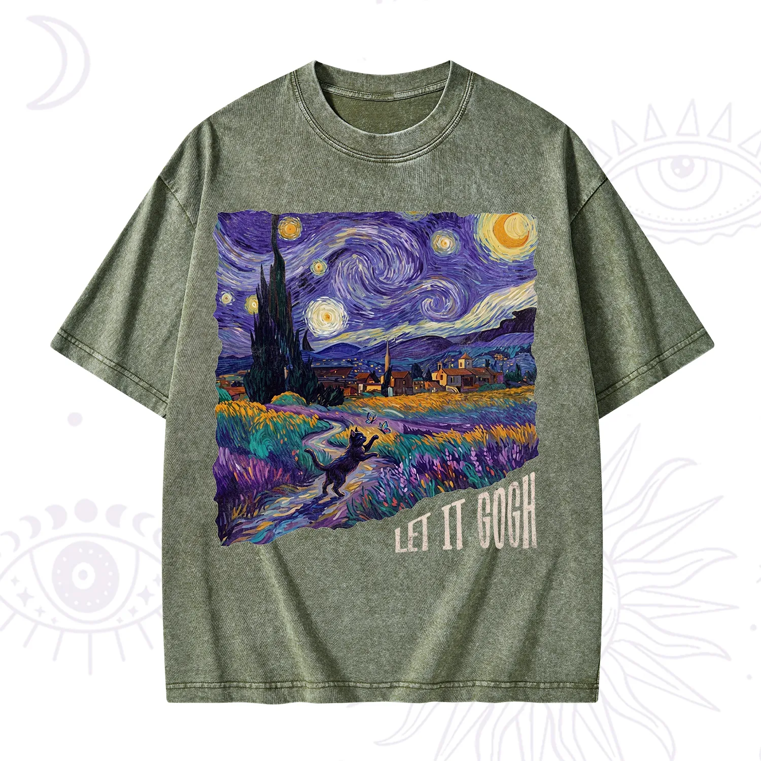 Purplehecate Let It Gogh Washed T-Shirt