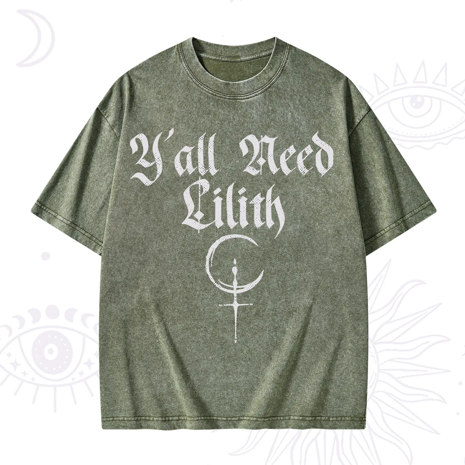 Purplehecate Y'all Need Lilith Washed T-Shirt