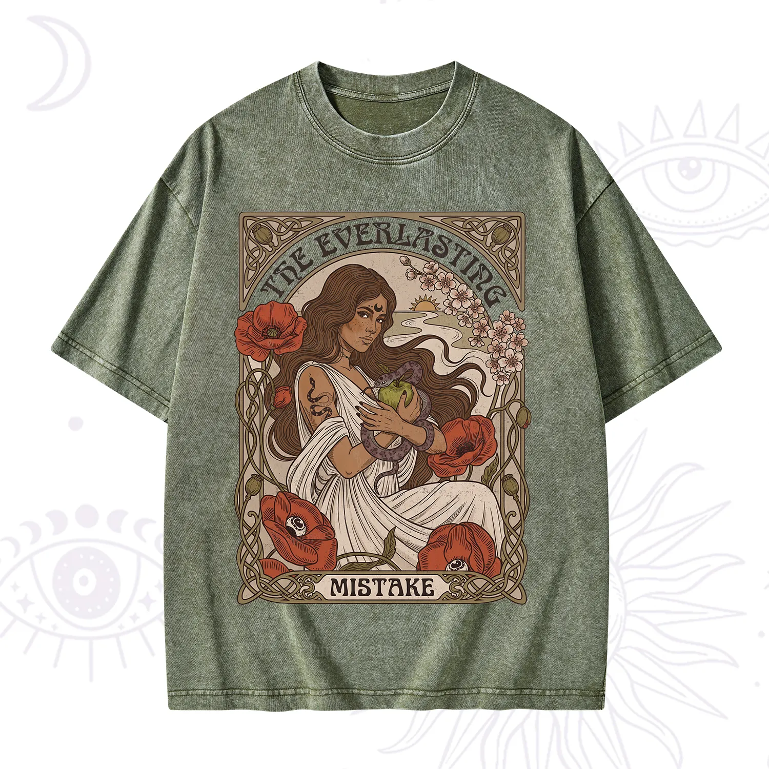 Purplehecate The Everlasting Mistake Washed T-Shirt