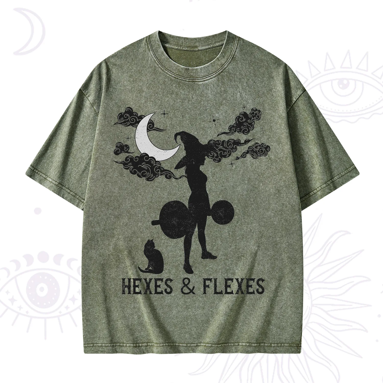 Purplehecate Witchy Workout Washed T-Shirt