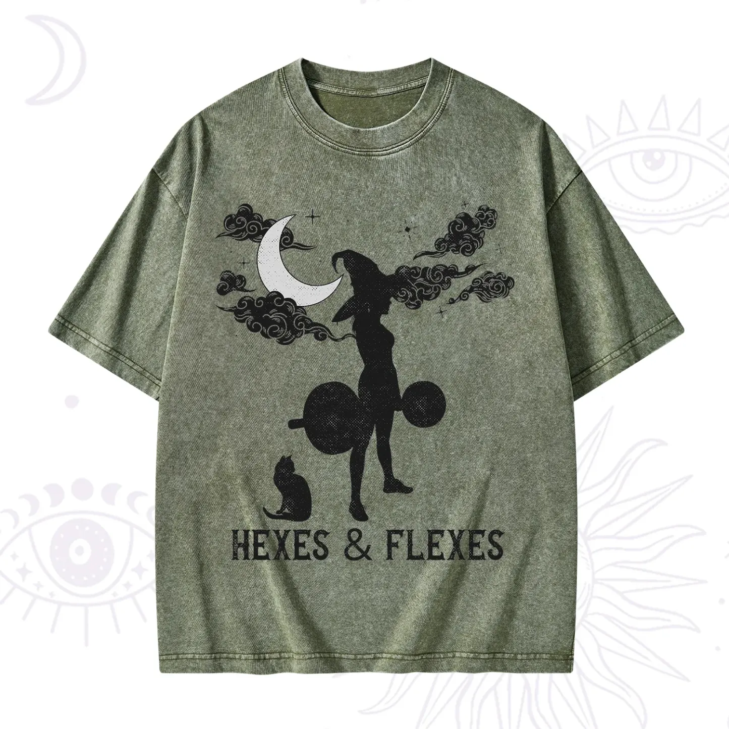 Purplehecate Witchy Workout Washed T-Shirt