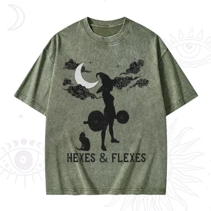 Purplehecate Witchy Workout Washed T-Shirt