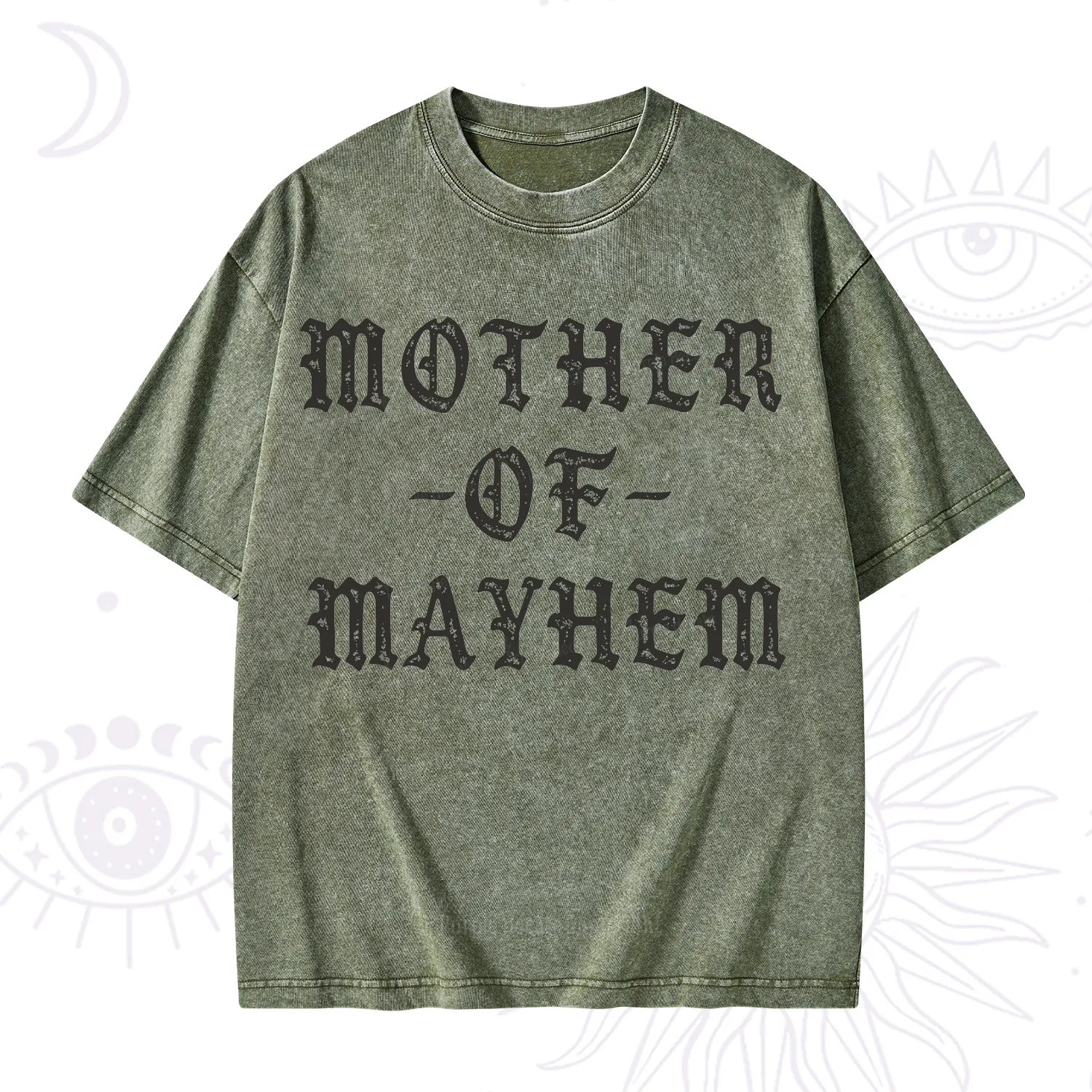 Purplehecate Mother of Mayhem Washed T-Shirt