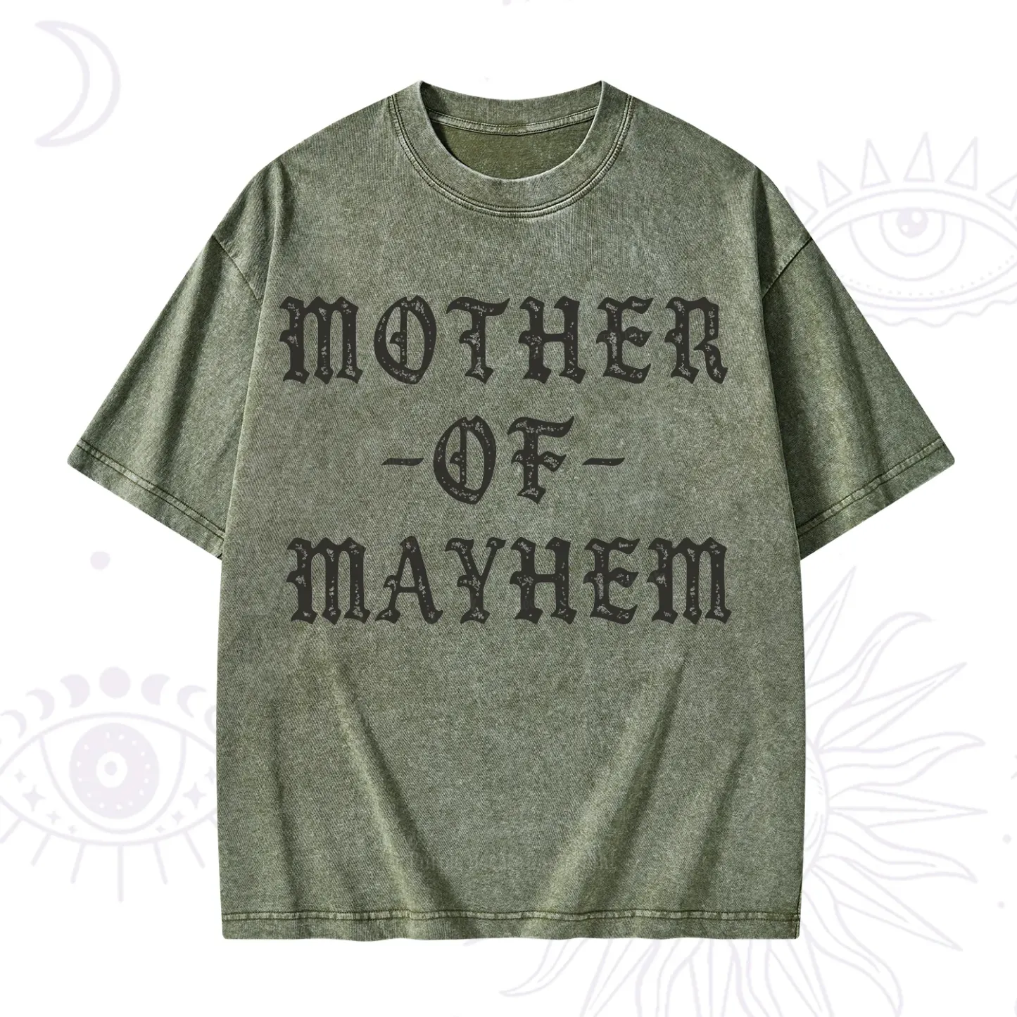 Purplehecate Mother of Mayhem Washed T-Shirt
