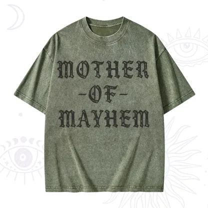Purplehecate Mother of Mayhem Washed T-Shirt