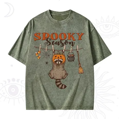 Purplehecate Spooky Season Washed T-Shirt