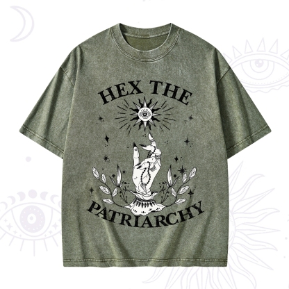 Purplehecate Smash The Patriarchy Washed T-Shirt