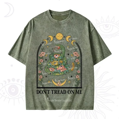 Purplehecate Don't Tread On Me Washed T-Shirt