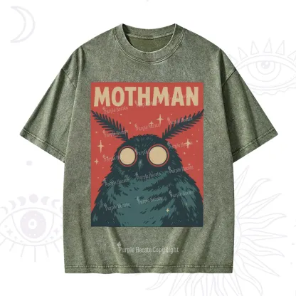 Purplehecate Mothman Washed T-Shirt