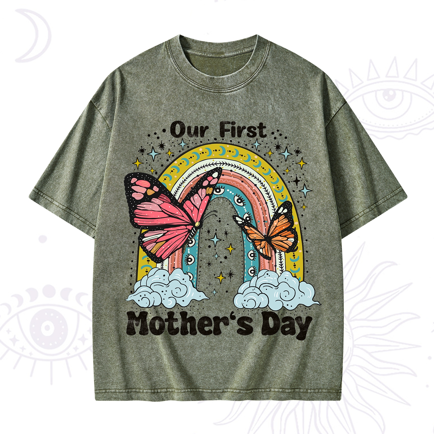 Purplehecate Our First Mother's Day Washed T-Shirt
