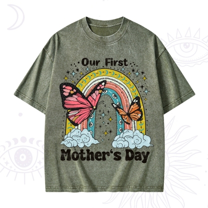 Purplehecate Our First Mother's Day Washed T-Shirt