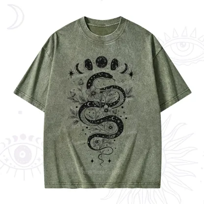 Purplehecate Serpent Spell Washed T-Shirt