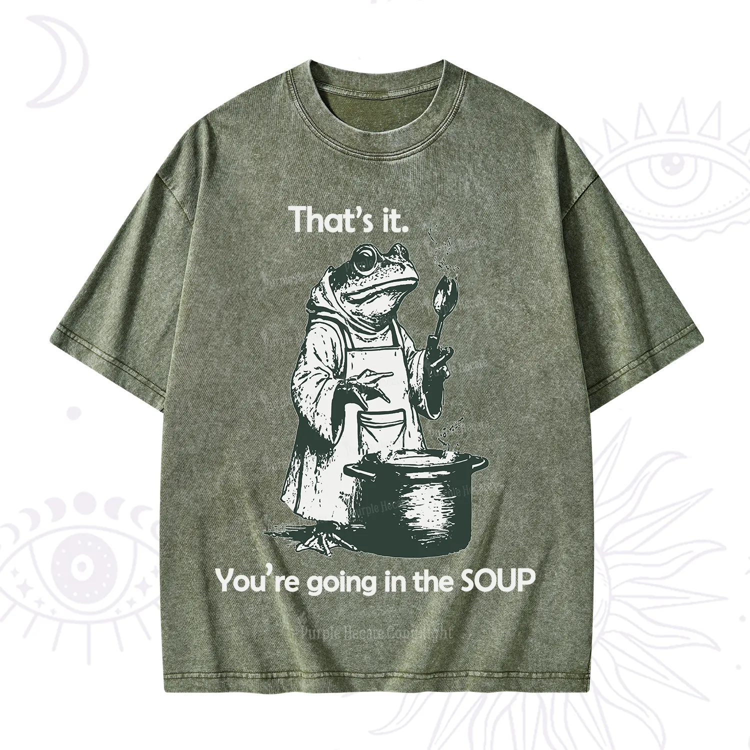 Purplehecate That's It You're Going in the Soup Washed T-Shirt
