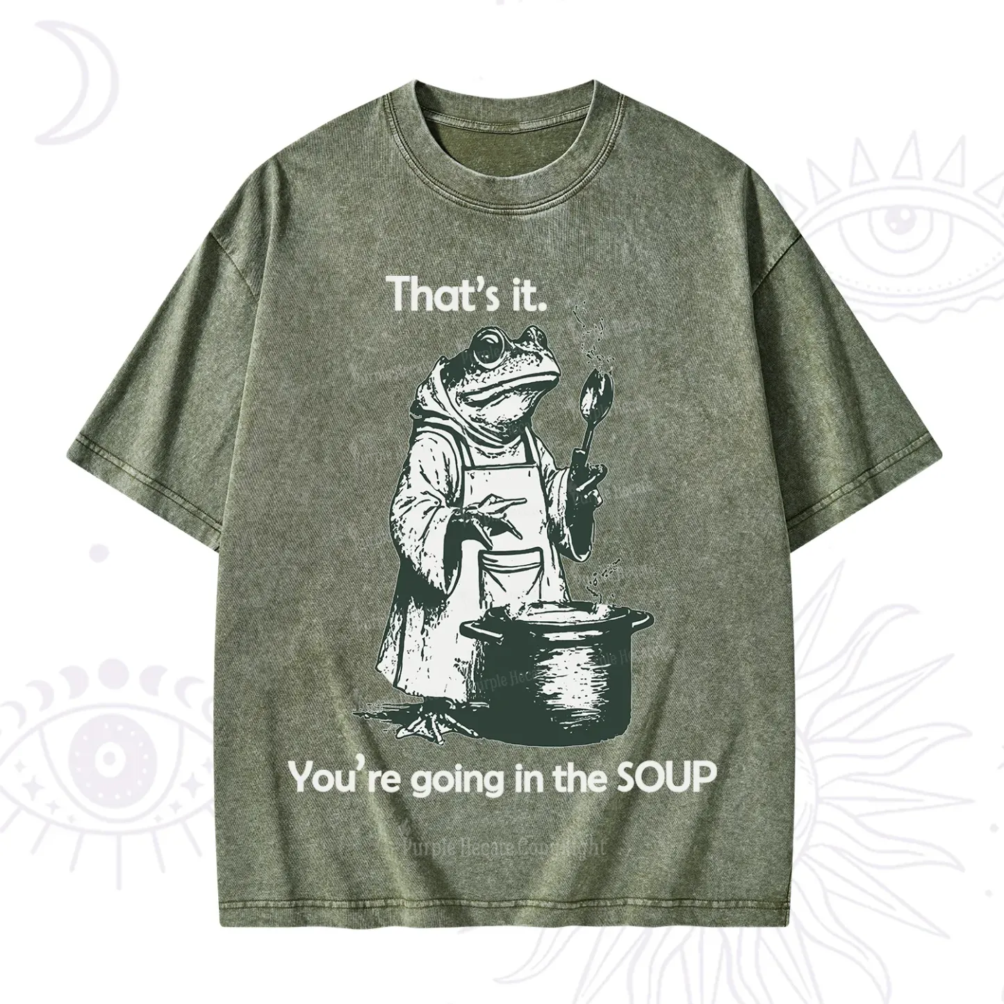 Purplehecate That's It You're Going in the Soup Washed T-Shirt