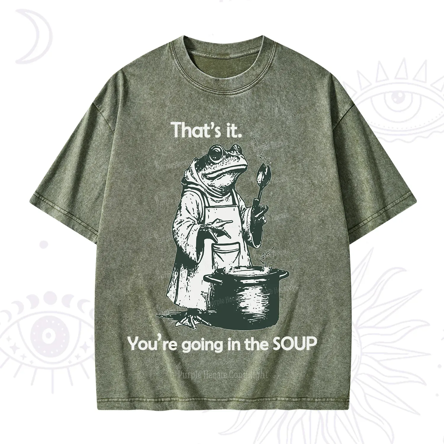 Purplehecate That's It You're Going in the Soup Washed T-Shirt