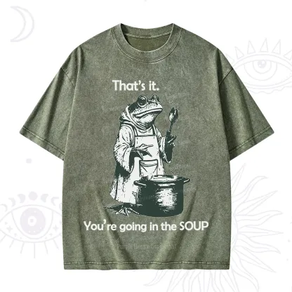 Purplehecate That's It You're Going in the Soup Washed T-Shirt