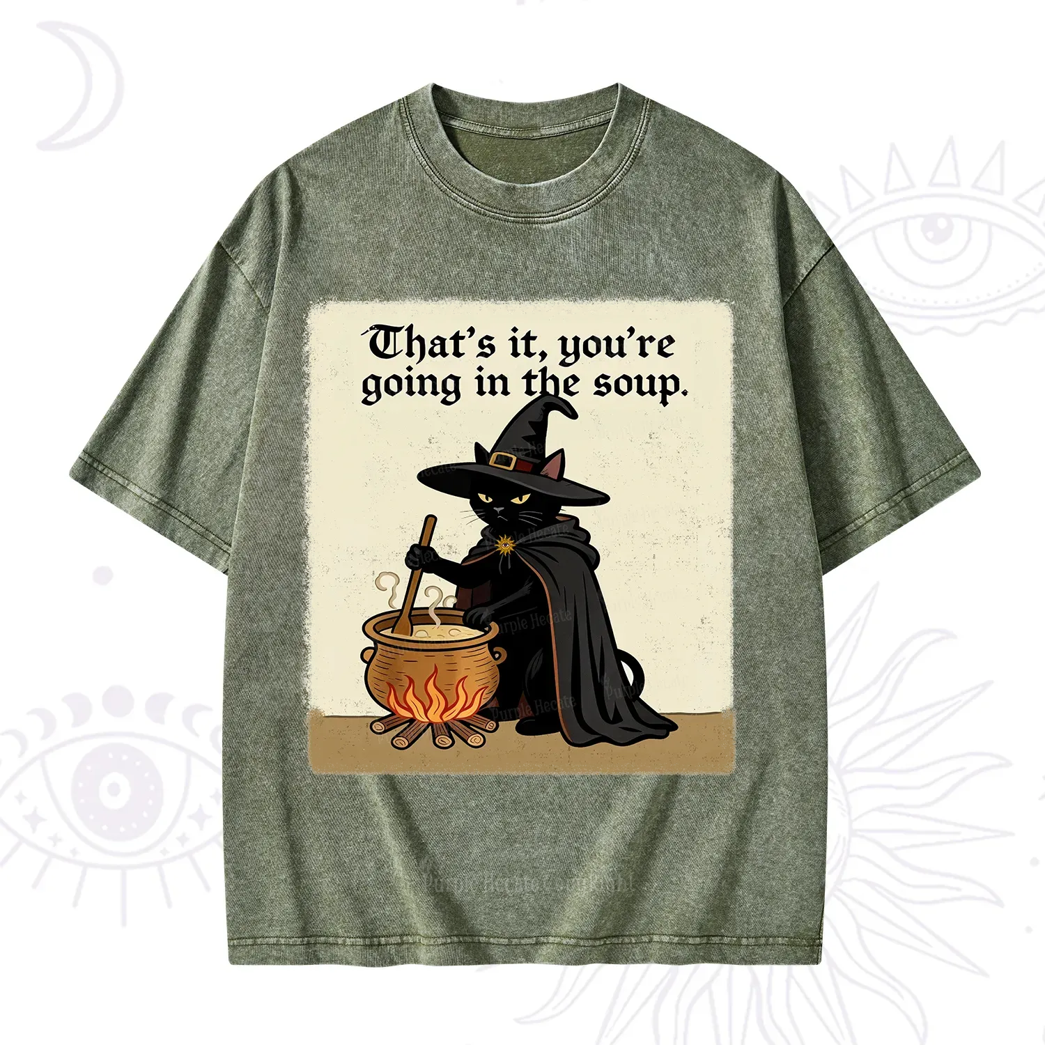Purplehecate That's It You're Going in the Soup Washed T-Shirt