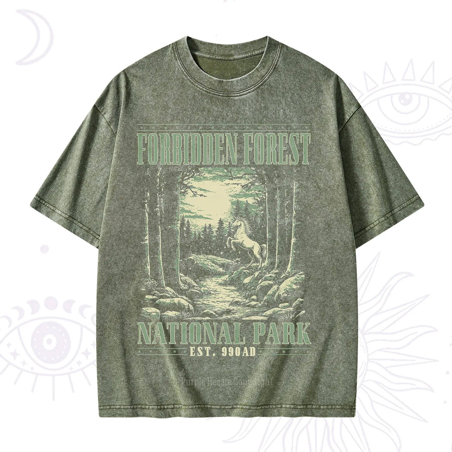 Purplehecate Forbidden Forest Washed T-Shirt