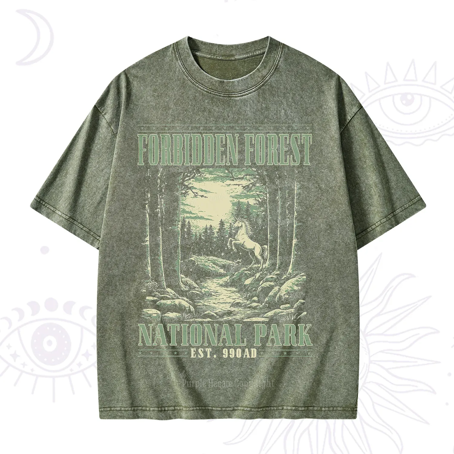 Purplehecate Forbidden Forest Washed T-Shirt