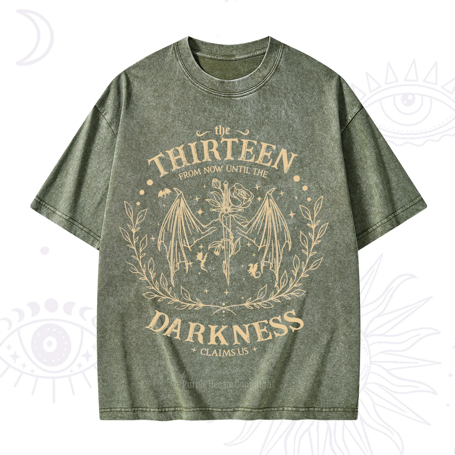 Purplehecate From Darkness Claim Us Washed T-Shirt
