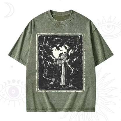 Purplehecate Witches of the Lightning Veil Washed T-Shirt