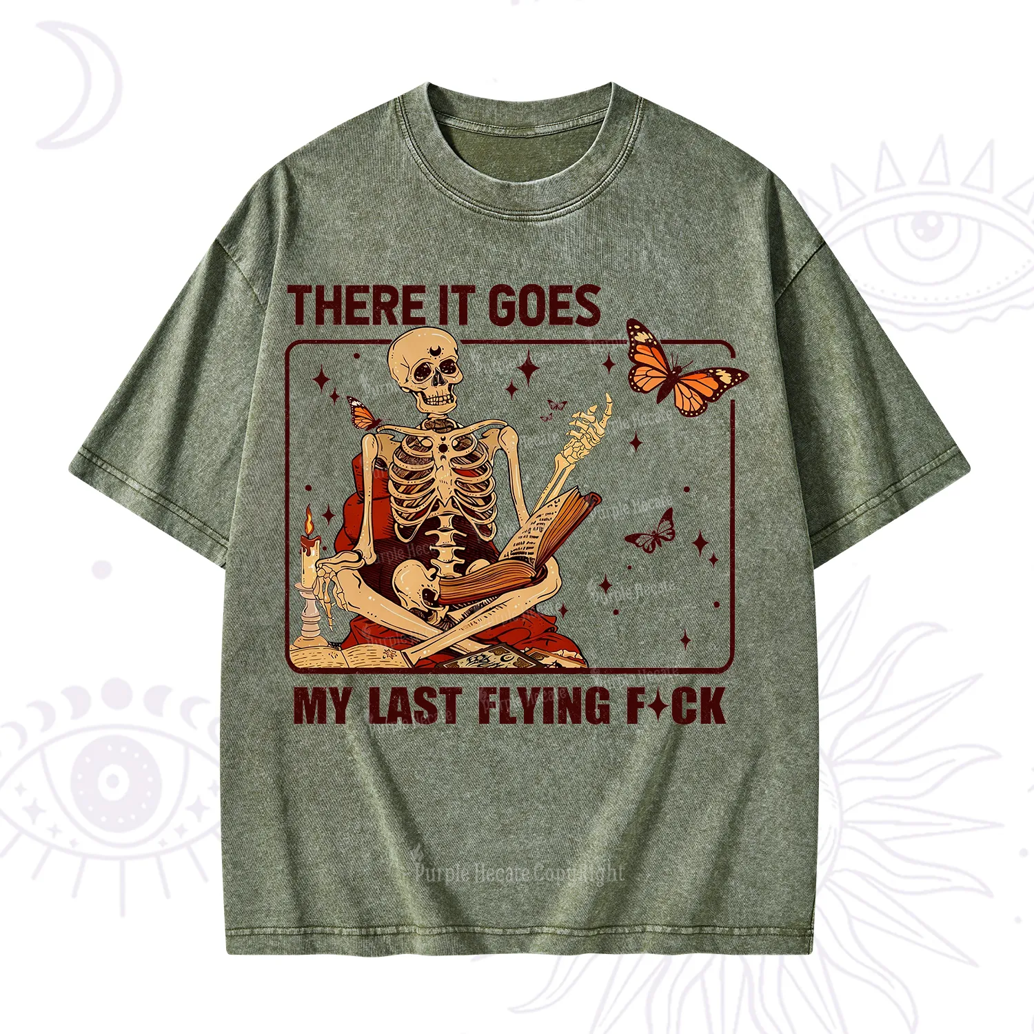 Purplehecate There It Goes My Last Flying F*ck Washed T-Shirt