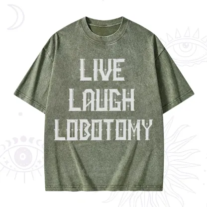 Purplehecate Live Laugh Lobotomy Washed T-Shirt