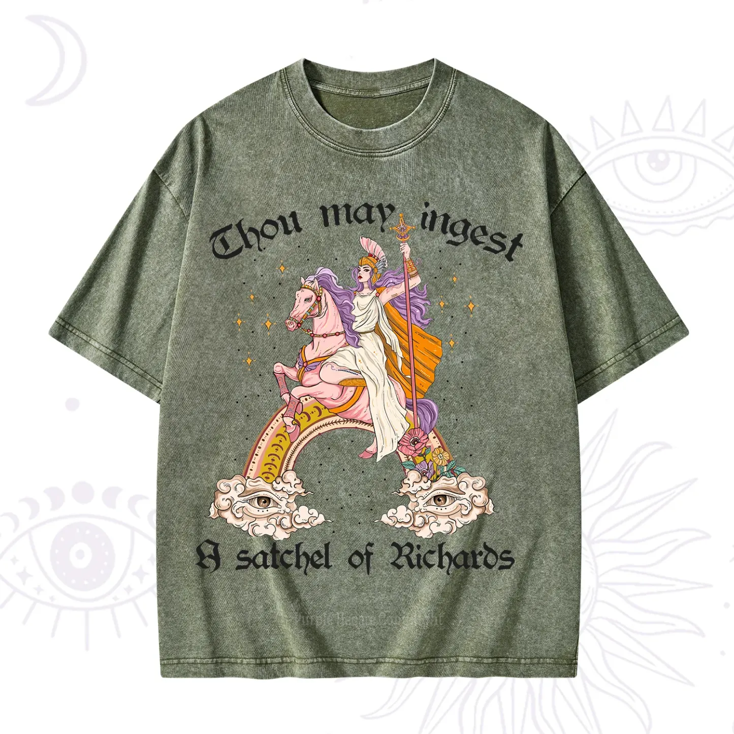 Purplehecate Thou may ingest a satchel of Richards Washed T-Shirt