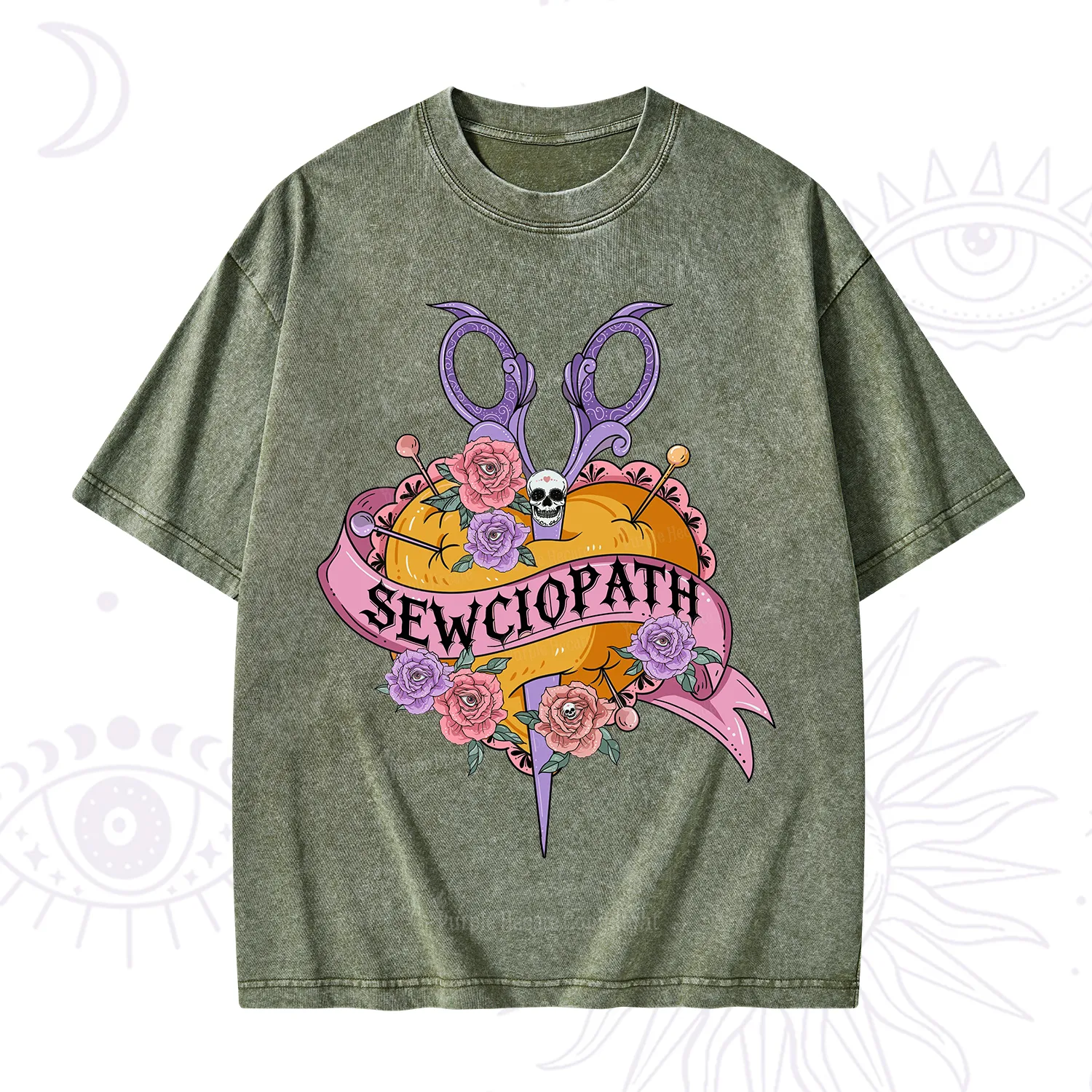Purplehecate Sewciopath Washed T-Shirt