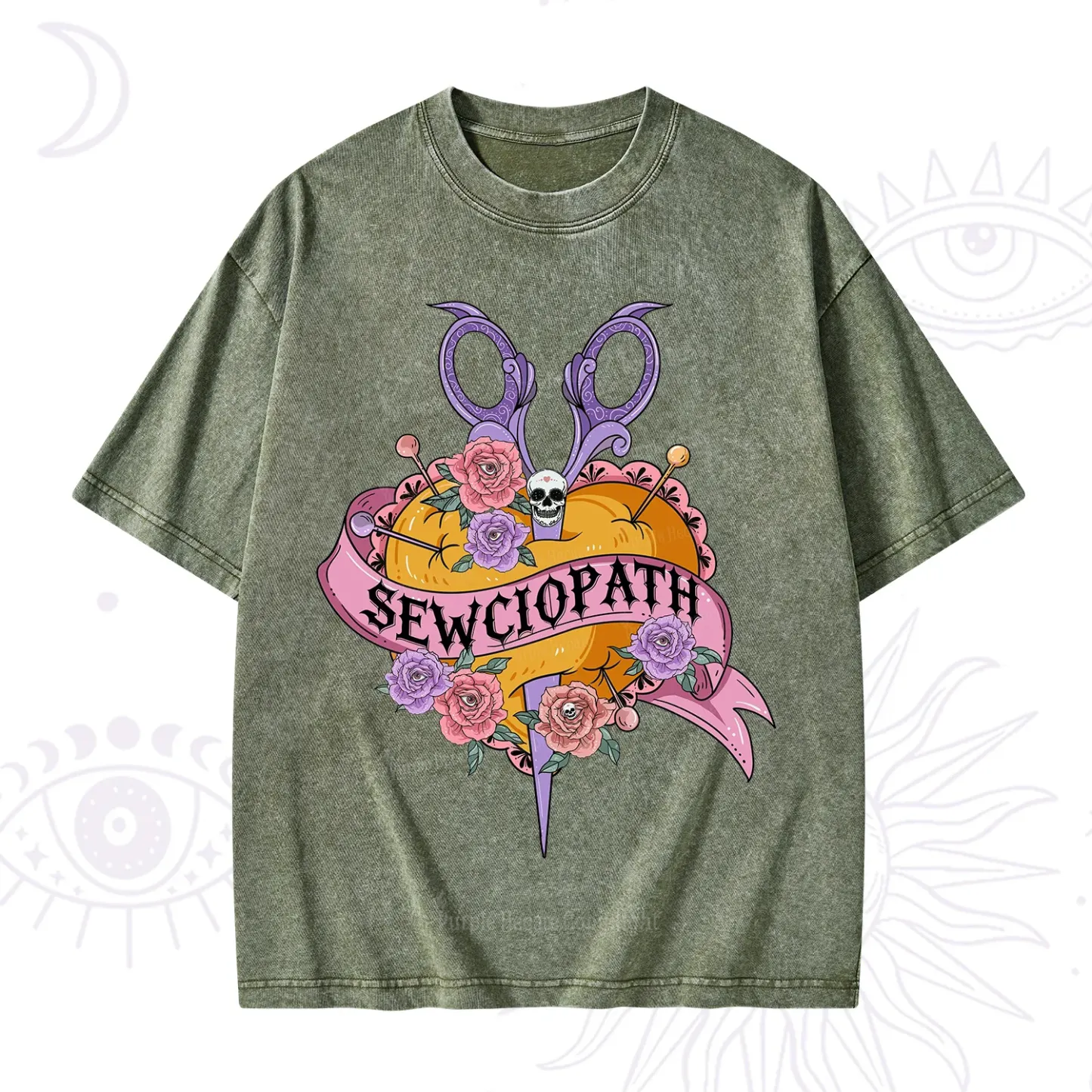 Purplehecate Sewciopath Washed T-Shirt