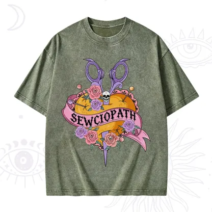 Purplehecate Sewciopath Washed T-Shirt