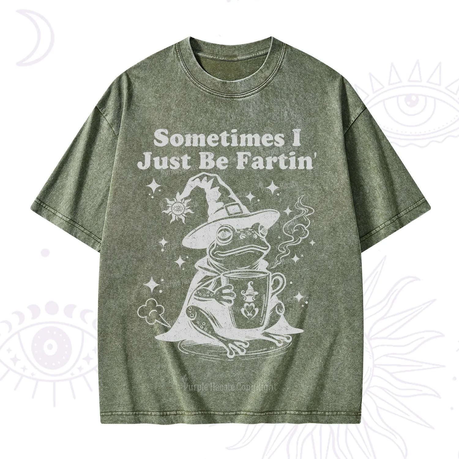 Purplehecate Sometimes I Just Be Fartin Washed T-Shirt