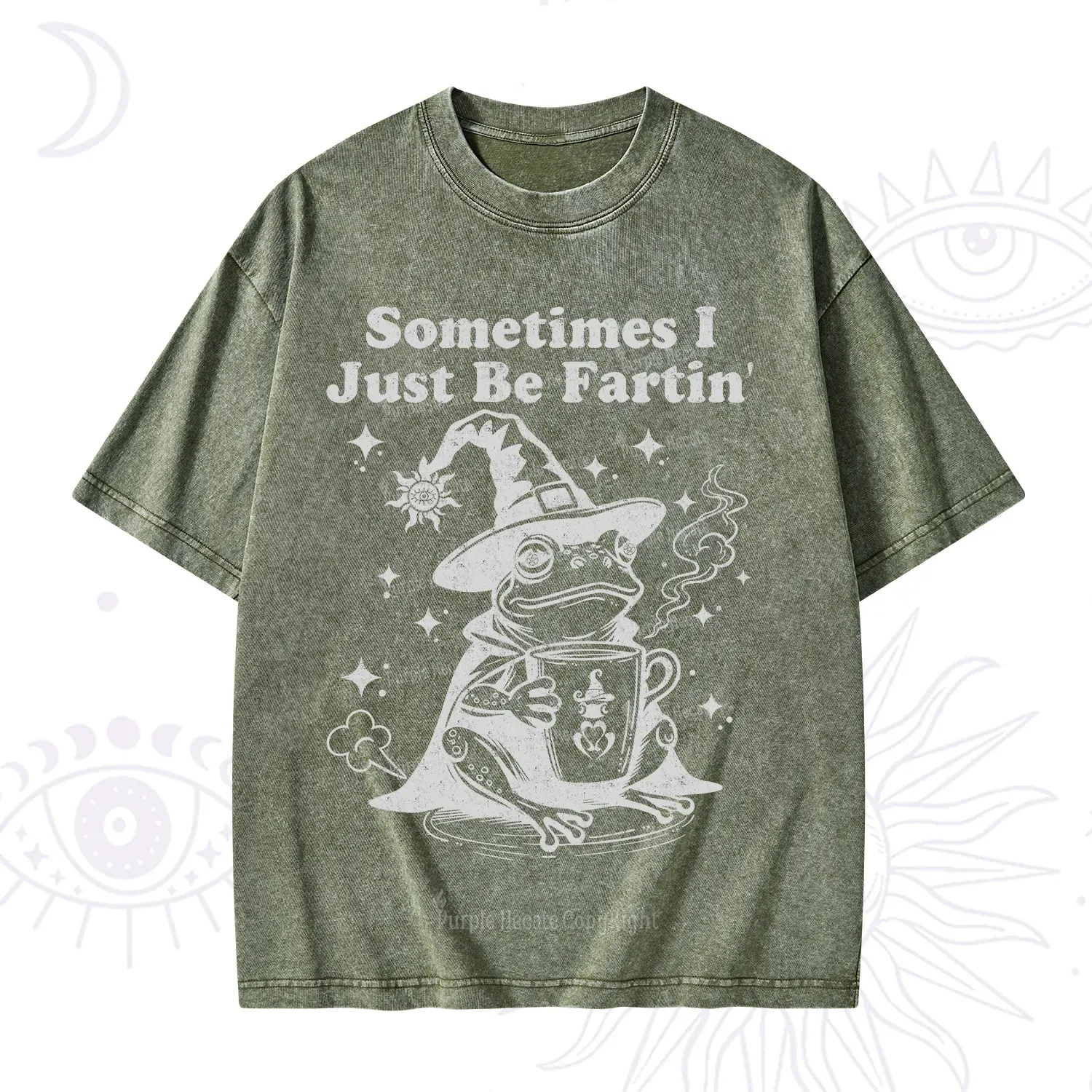 Purplehecate Sometimes I Just Be Fartin Washed T-Shirt