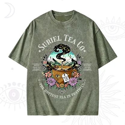 Purplehecate The Forest Tea Oracle Washed T-Shirt