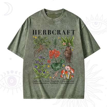Purplehecate Magical Herbcraft Washed T-Shirt