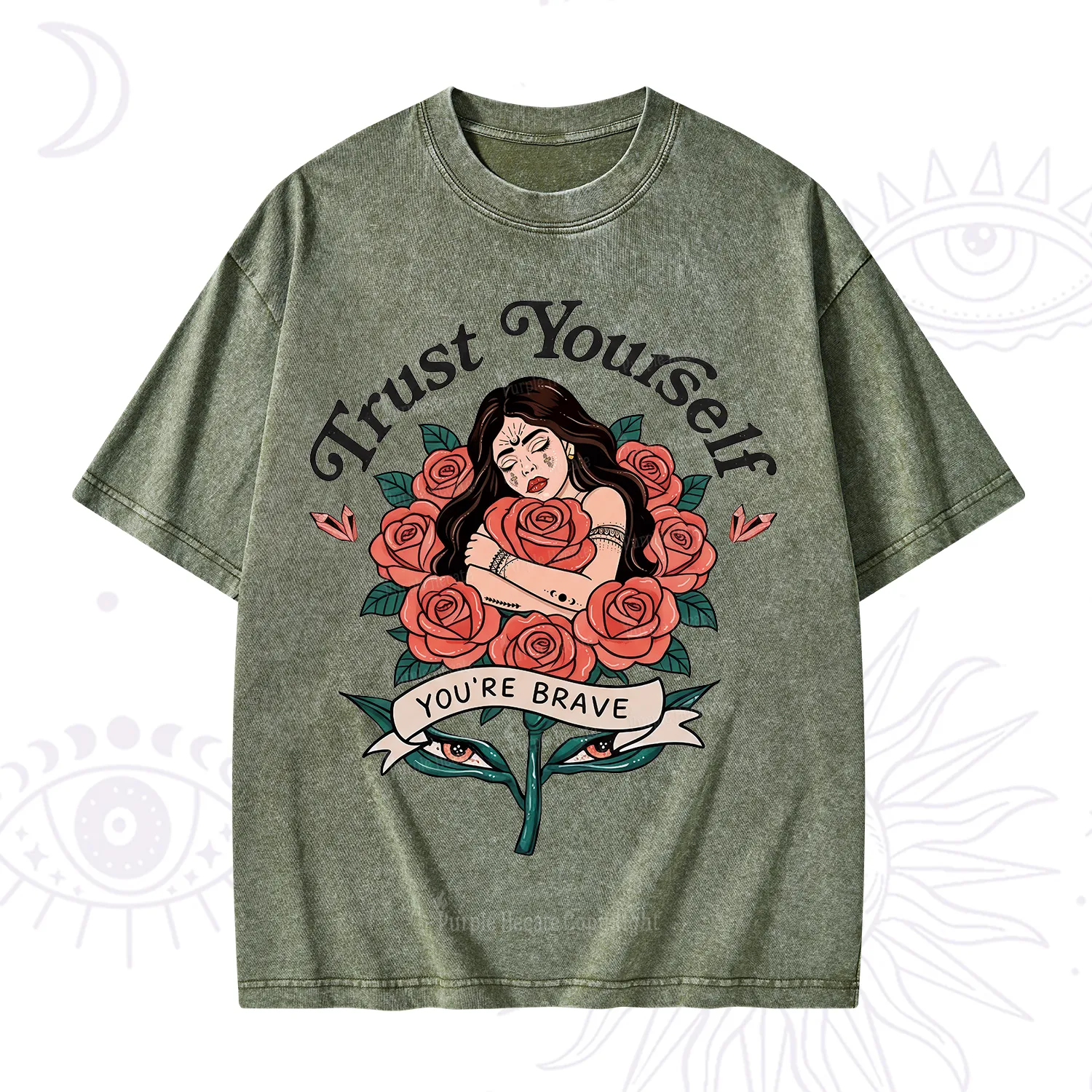 Purplehecate Trust Yourself Washed T-Shirt