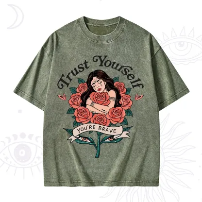 Purplehecate Trust Yourself Washed T-Shirt