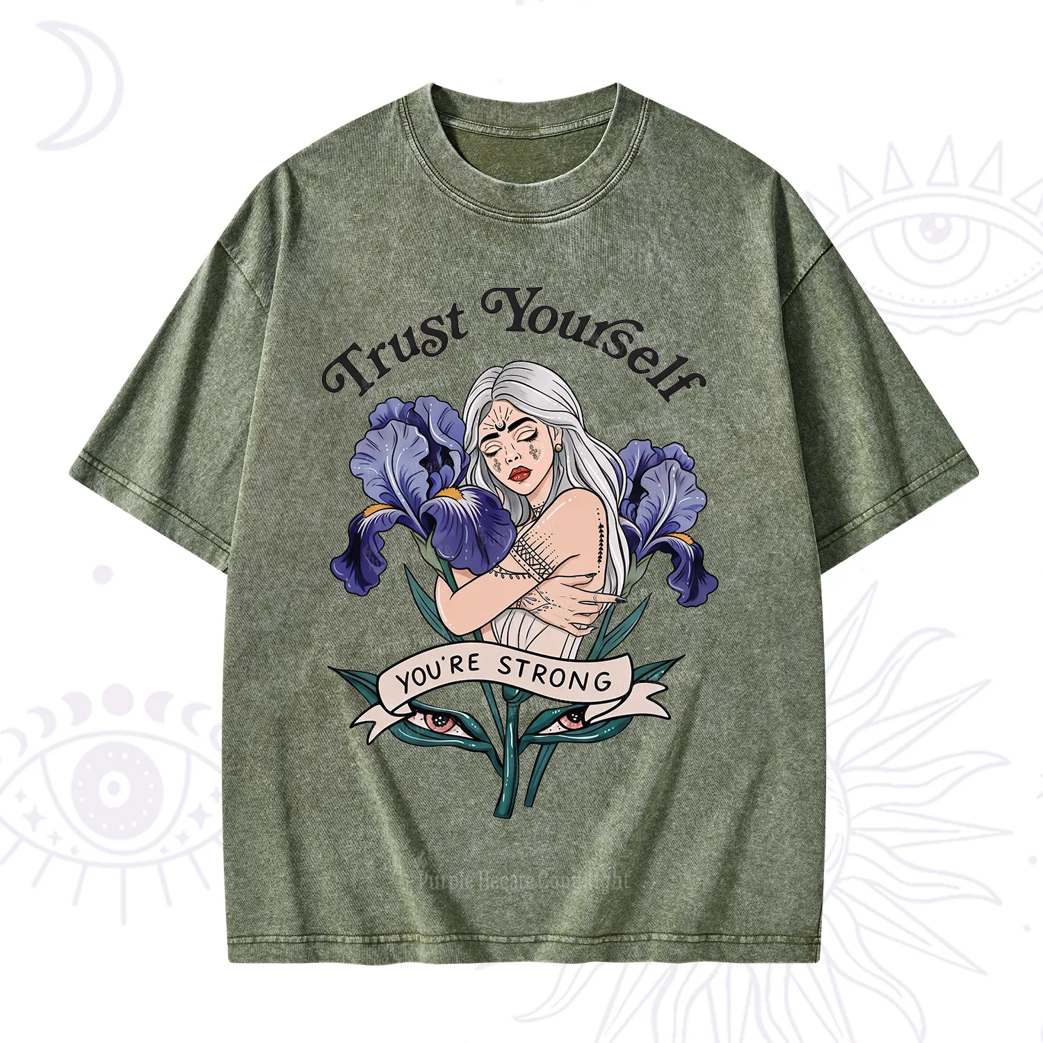Purplehecate Trust Yourself Washed T-Shirt