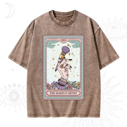 Purplehecate The Makeup Artist Tarot Washed T-Shirt