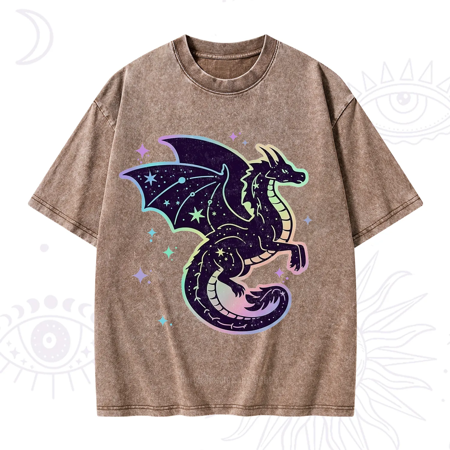 Purplehecate Celestial Dragon Washed T-Shirt