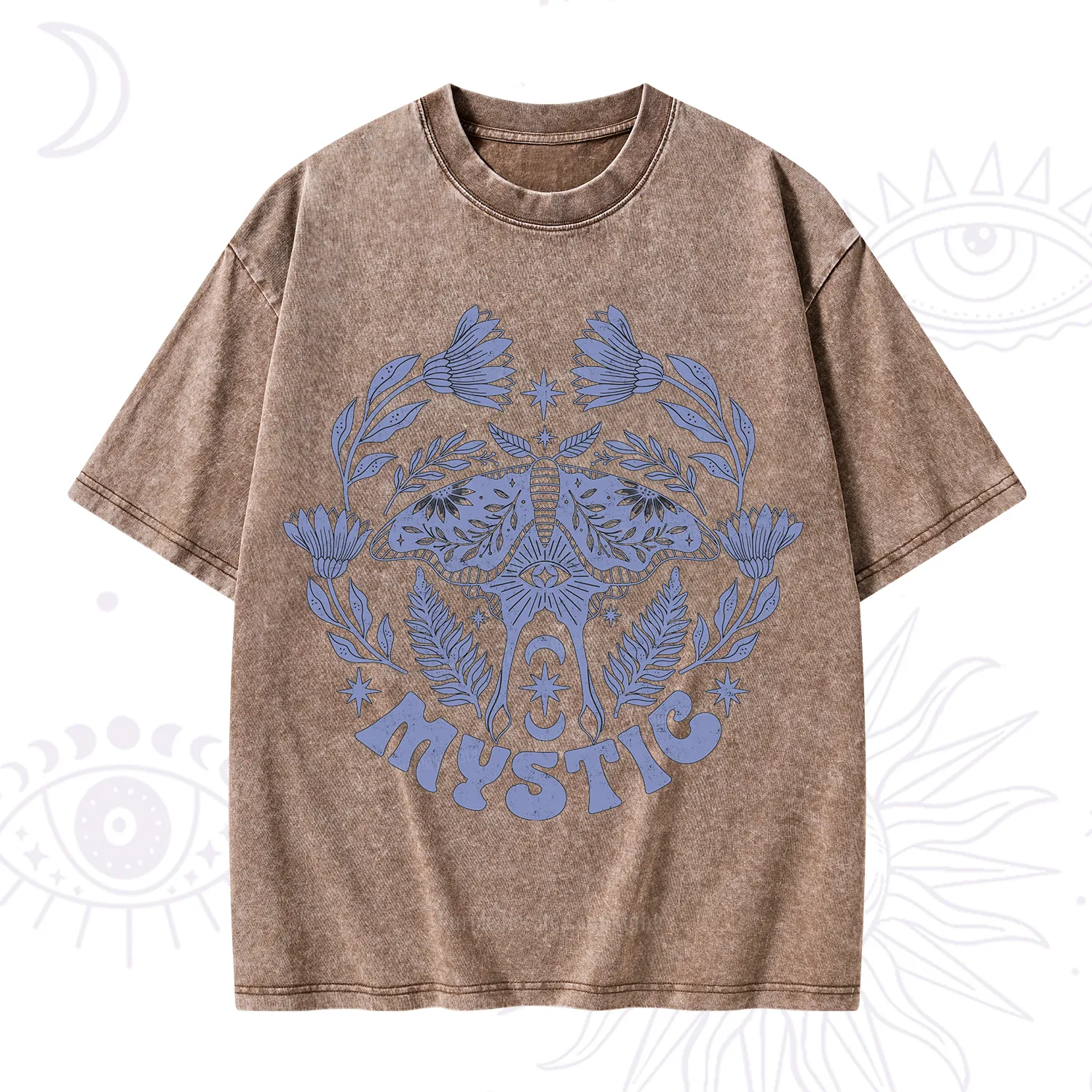 Purplehecate Mystic Moth Washed T-Shirt