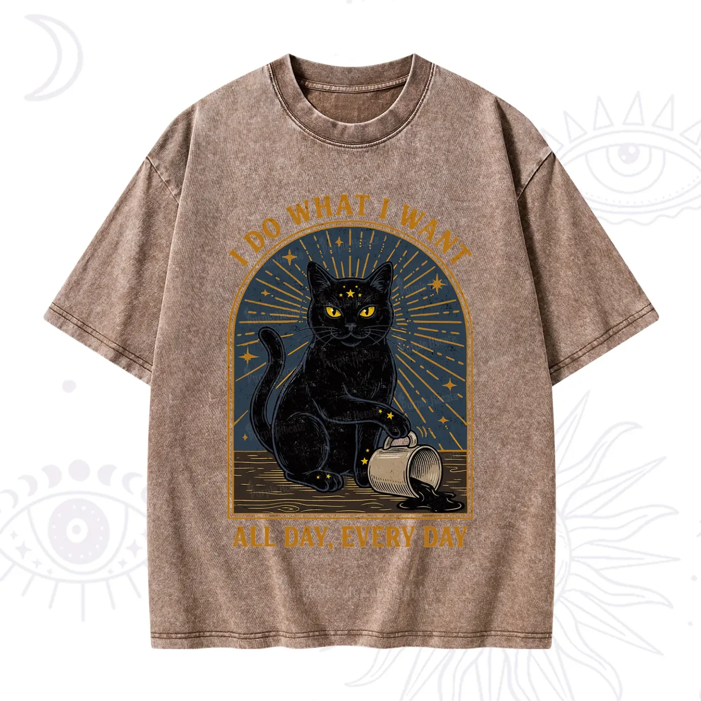 Purplehecate I Do What I What All Day Washed T-Shirt