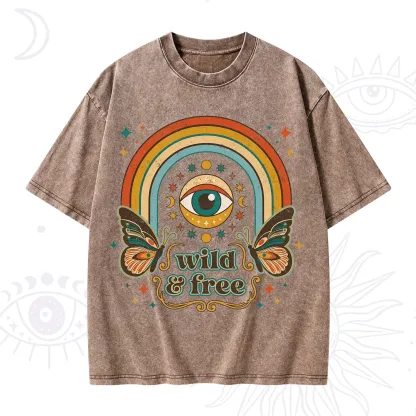 Purplehecate Wild And Free Washed T-Shirt