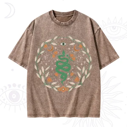 Purplehecate Mystic Serpent Washed T-Shirt