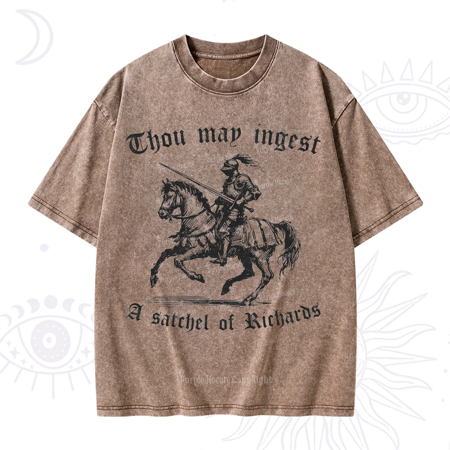 Purplehecate Thou May Ingest A Satchel of Richards Washed T-Shirt