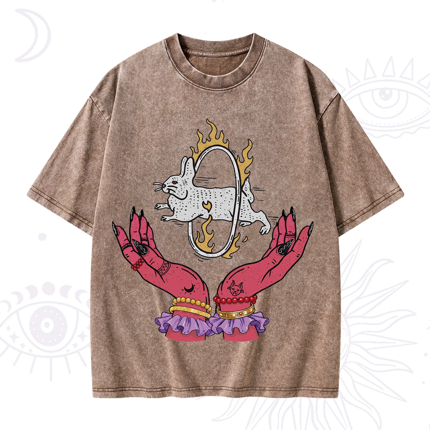 Purplehecate Remera Save The Rabbit Washed T-Shirt