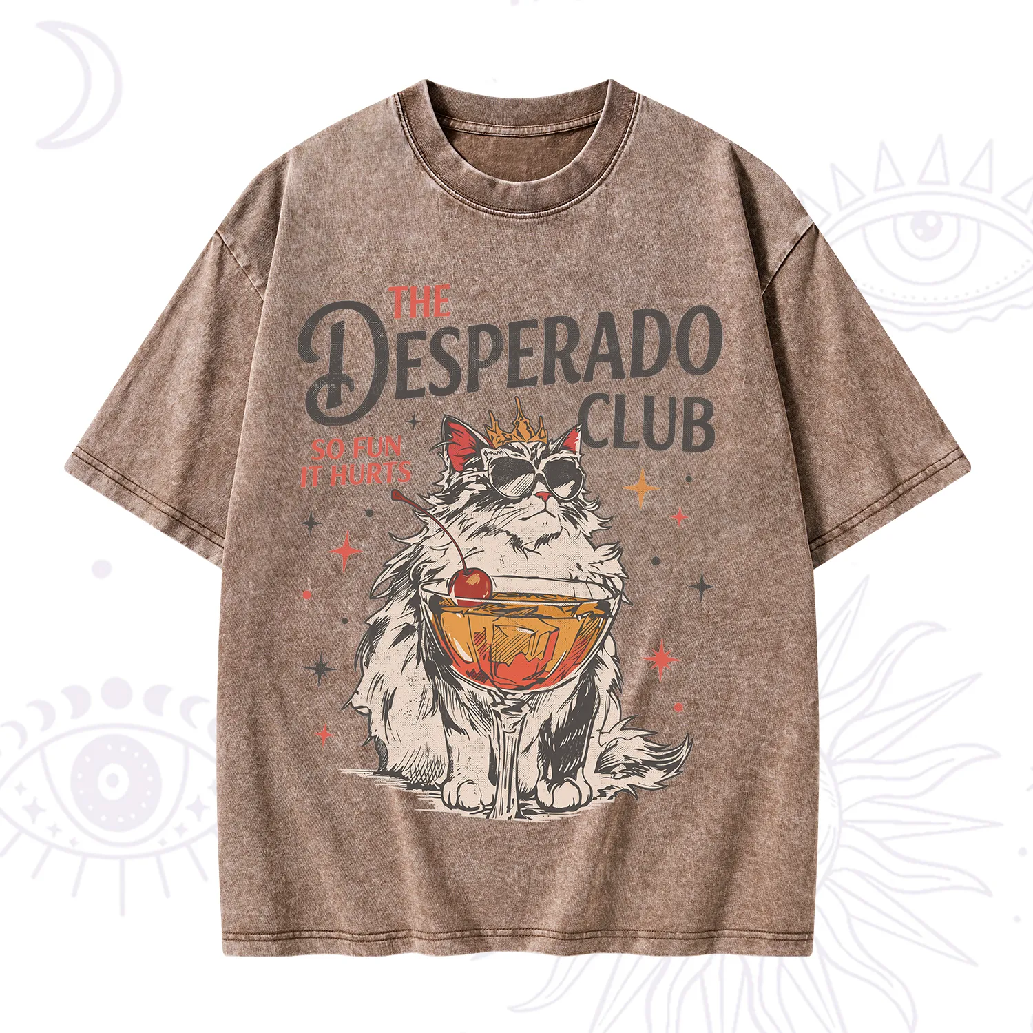 Purplehecate The Desperado Club Vintage Gang Washed T-Shirt